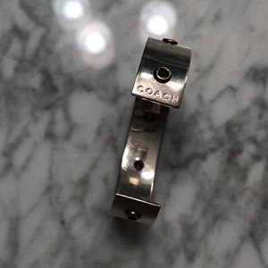 Coach silver Bangle